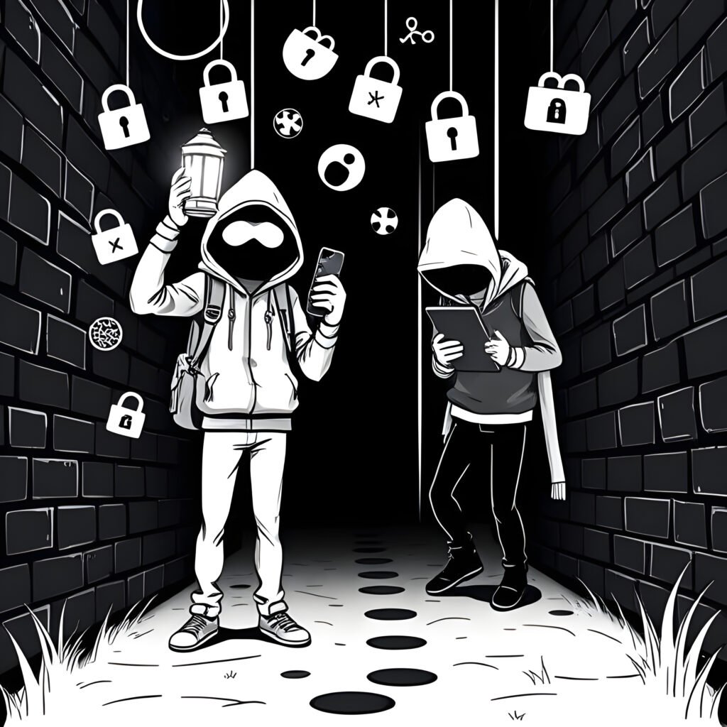 Image illustrant la relation entre vie privée et sécurité dans le contexte numérique